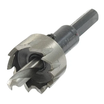 

GTBL Hight Speed Steel HSS 6mm Twist Drill Bit 24mm Cutter Tool Hole Saw w Hex Wrench