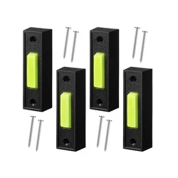 4Pcs Universal Garage Door Opener Switch, 41A4166 Wired Lighted Wall Mounted Doorbell Push Button