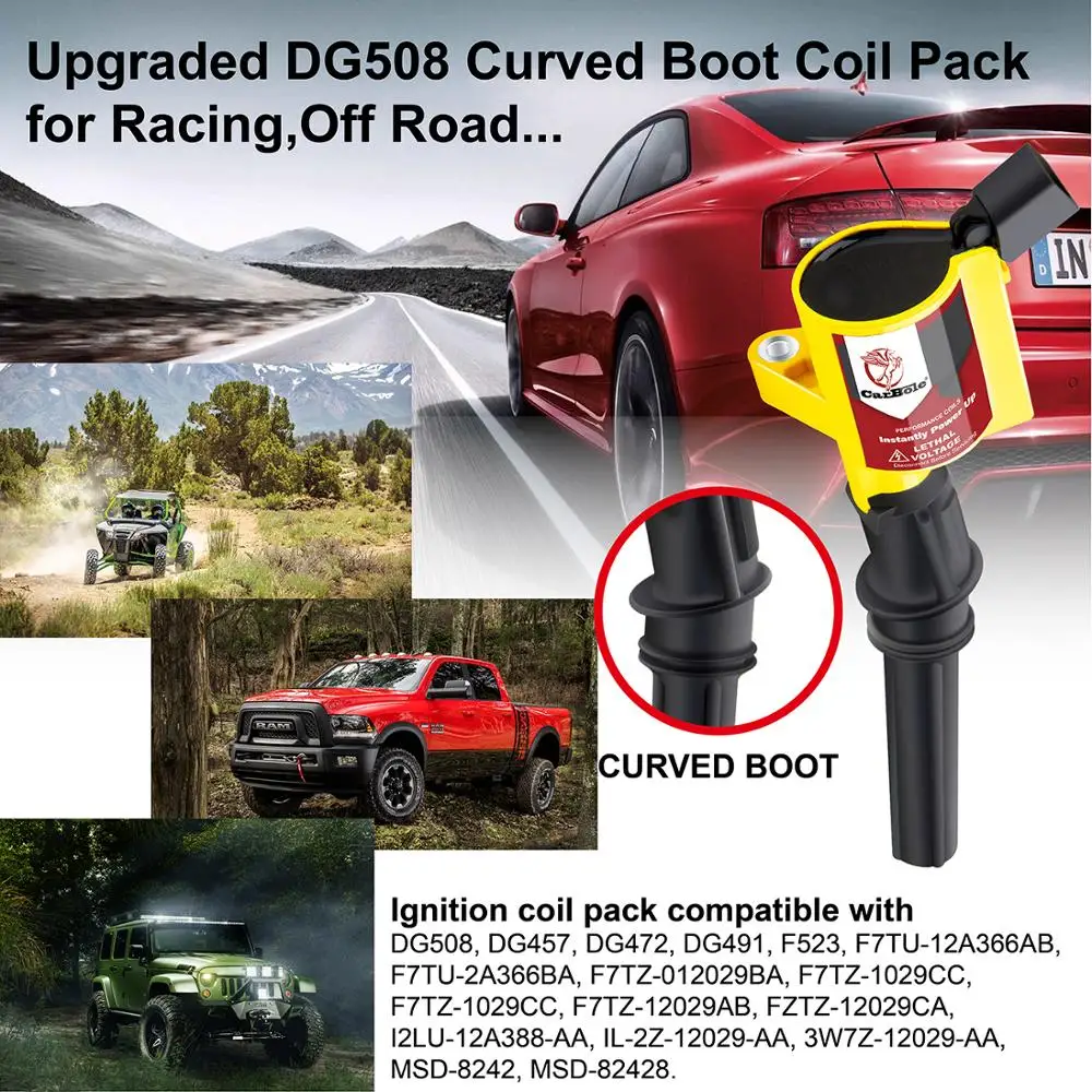 CARBOLE 8 шт. Высокая производительность катушки зажигания пакет для Ford F 150 250 4.6L 5.4L