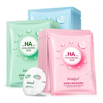 

10Pcs IMAGES moisturizing Nourishing oil-control Hyaluronic Acid Face Mask Anti-Aging facial mask skin care
