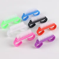 10Pcs Plastic Nail Cleaning Brush Soft Remover Dust Cleaner Acrylic Small Angle Colorful Brushes For Nail Manicure Tools 2