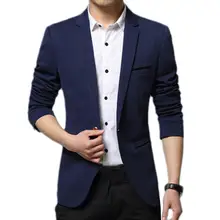 

70% Dropshipping!! Coat Solid Color Cardigan Casual Turn-down Collar Man Fomal Suit Jacket for Meeting