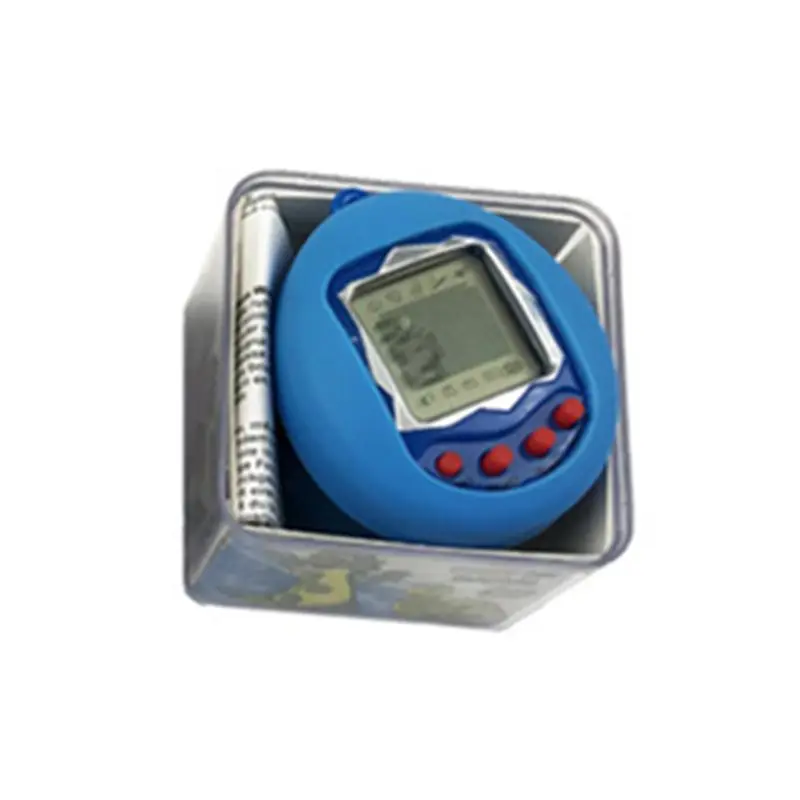 168 Домашние животные в одном ностальгические 90S Виртуальная игрушка для домашних животных Электронные игрушки для кибер домашних животных брелоки часы детские рождественские подарки - Цвет: BL