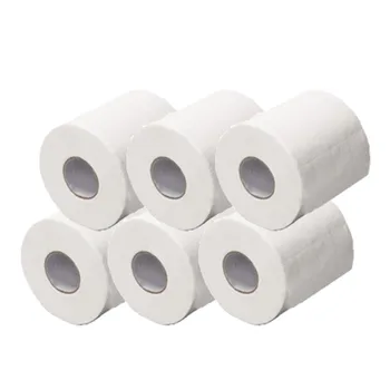 

6 Rolls/Lot Hollow Replacement Roll Paper Print Interesting Toilet Paper Table Kitchen Paper New Sale Cheaper Papers ##1