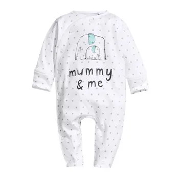 

hilittlekids Spring Autumn Casual Jumpsuit Baby Letter Printing Long Sleeve Rompers Kids Toddler