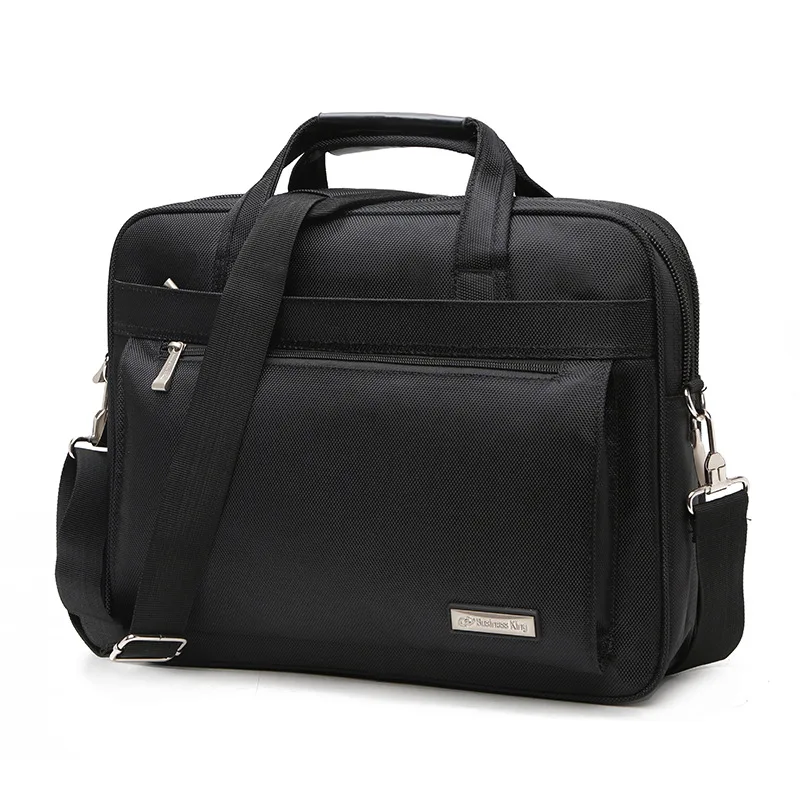 

15.6-Inch Water-Resistant Business Official Document Bag Fashion Men Hand Oxford Cross Shoulder Oblique