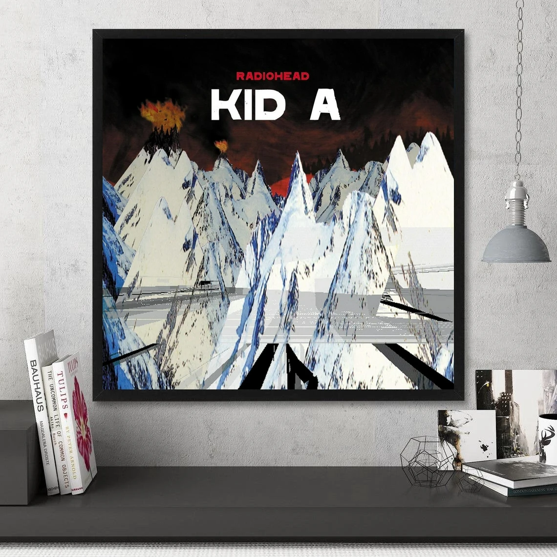 Radiohead - Kid A Music Album Cover Poster Stampa Su Tela Decorazione Domestica Pittura Murale (Senza Cornice)