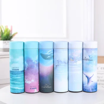 

Stainless Steel Thermos Flasks Creative Tumbler Mug Coffee Cup Travel Water Bottle 450ML Thermos Bottle