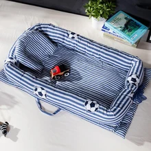 Новорожденный ребенок спальный Портативный кроватка детская кровать гнездо хлопок корзина детская обувь детская кроватка 2 шт./компл. анти защиты от опрокидывания