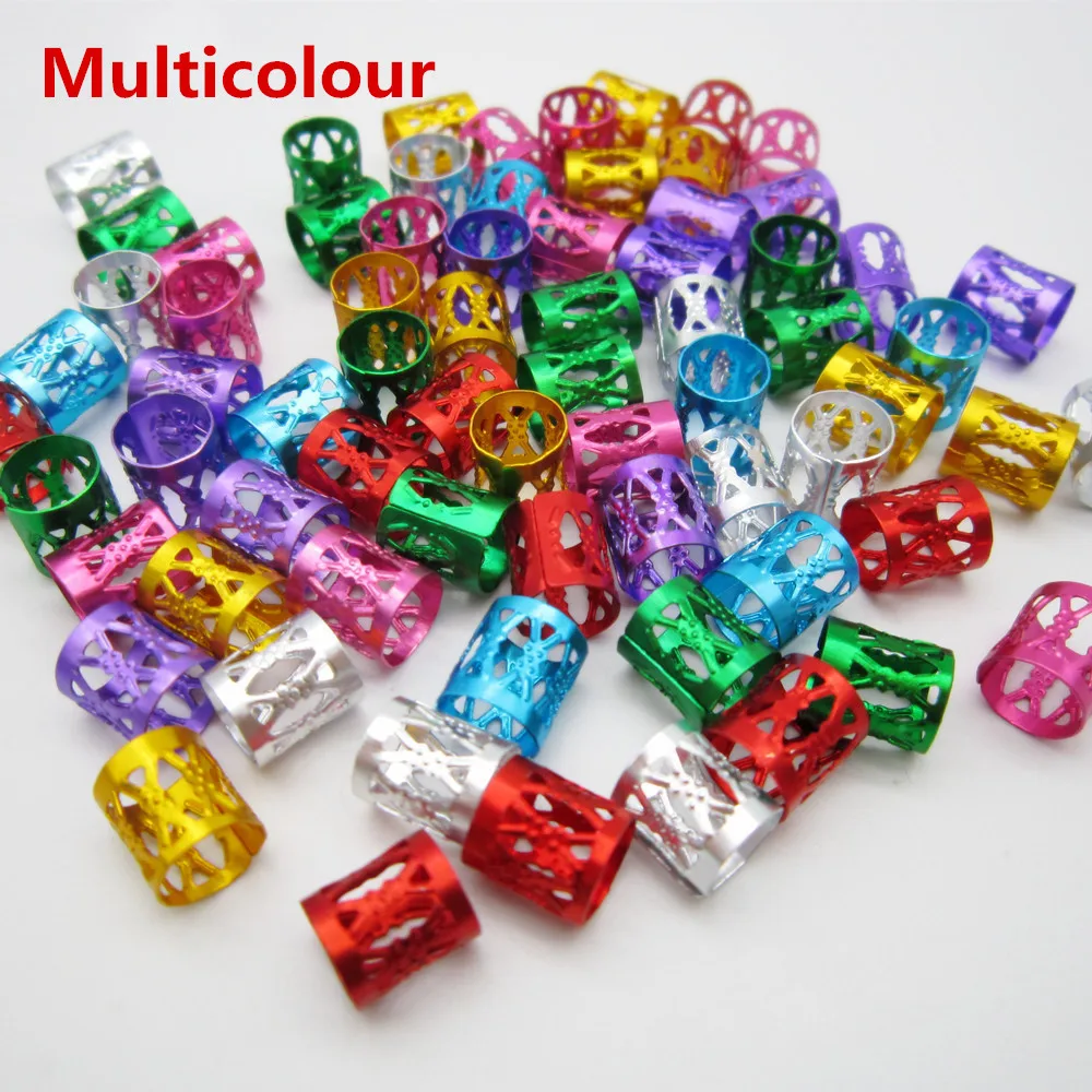 100 шт./лот золотистые/Серебристые регулируемые микро заколки для волос викингов