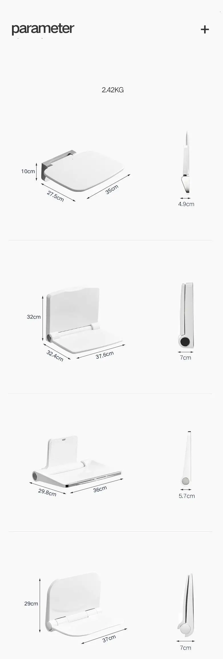 Idoso Tabouret Wc Douche Kruk Meuble Демисезон Hogar Mueble Silla Ducha душ Escalon плиссированный стул для ванной комнаты