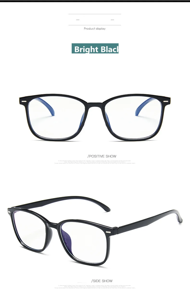 Square Female Eyeglasses Famous Brand Transparent Computer Glasses Large  Frame Black Spectacles Women Nerd Myopia Clear Glasses|Men's Eyewear  Frames| - AliExpress