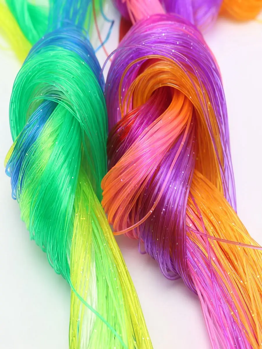 Pvc Cord 50 Meter 0.8mm Solid PVC Plastic Braided Thread