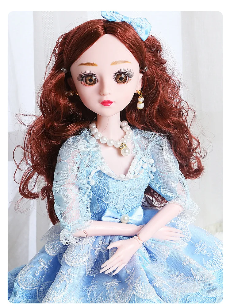 60 см BJD кукла 1/3 с красивой одеждой парики обувь макияж ручной работы красивые игрушки силиконовые куклы реборн игрушки для детей подарок