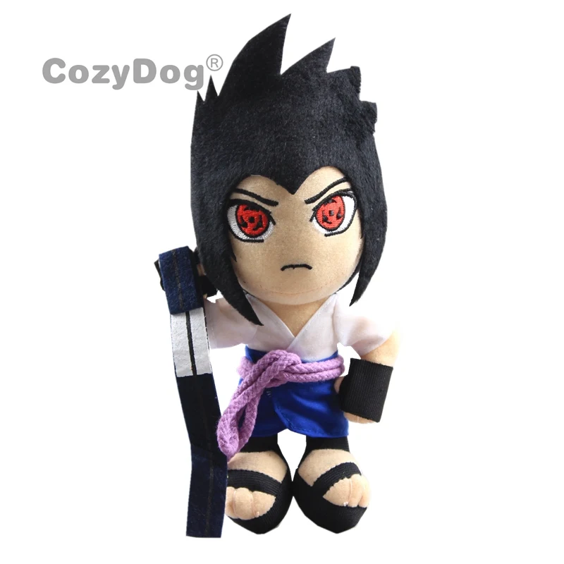 Uchiha Sasuke " 20 см мультфильм Наруто плюшевые игрушки кукла аниме Утиха Саскэ и Гаара Учиха Итачи мягкая чучела фигурка кукол детский подарок на день рождения - Цвет: Uchiha Sasuke