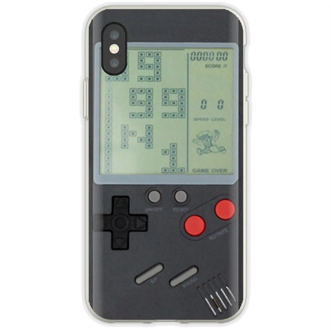 Силиконовый чехол для телефона Motorola Moto G G2 G3 X4 E4 E5 G5 G5S G6 Z Z2 Z3 C Play Plus Tetris Retro Game Gameboy |