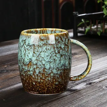 

Creamic Creative Mug Simple Couple Rotro High Capacity Japanese Style Office Teacher Coffee Cup Taza De Cafe Drinkware BE50mg