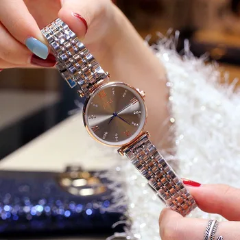 

2019 Woman Quartz Watches Famous Luxury Brand Women Ladies Wrist Watches Fashion Steel Clock Watches For Women Wristwatches