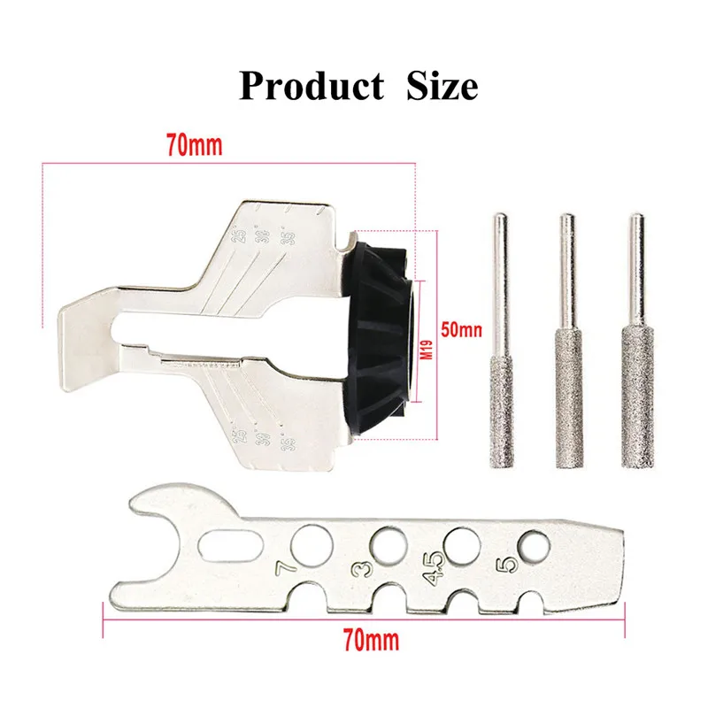 

Chainsaw Sharpening Attachment Rotary Tool Kit Guide Drill