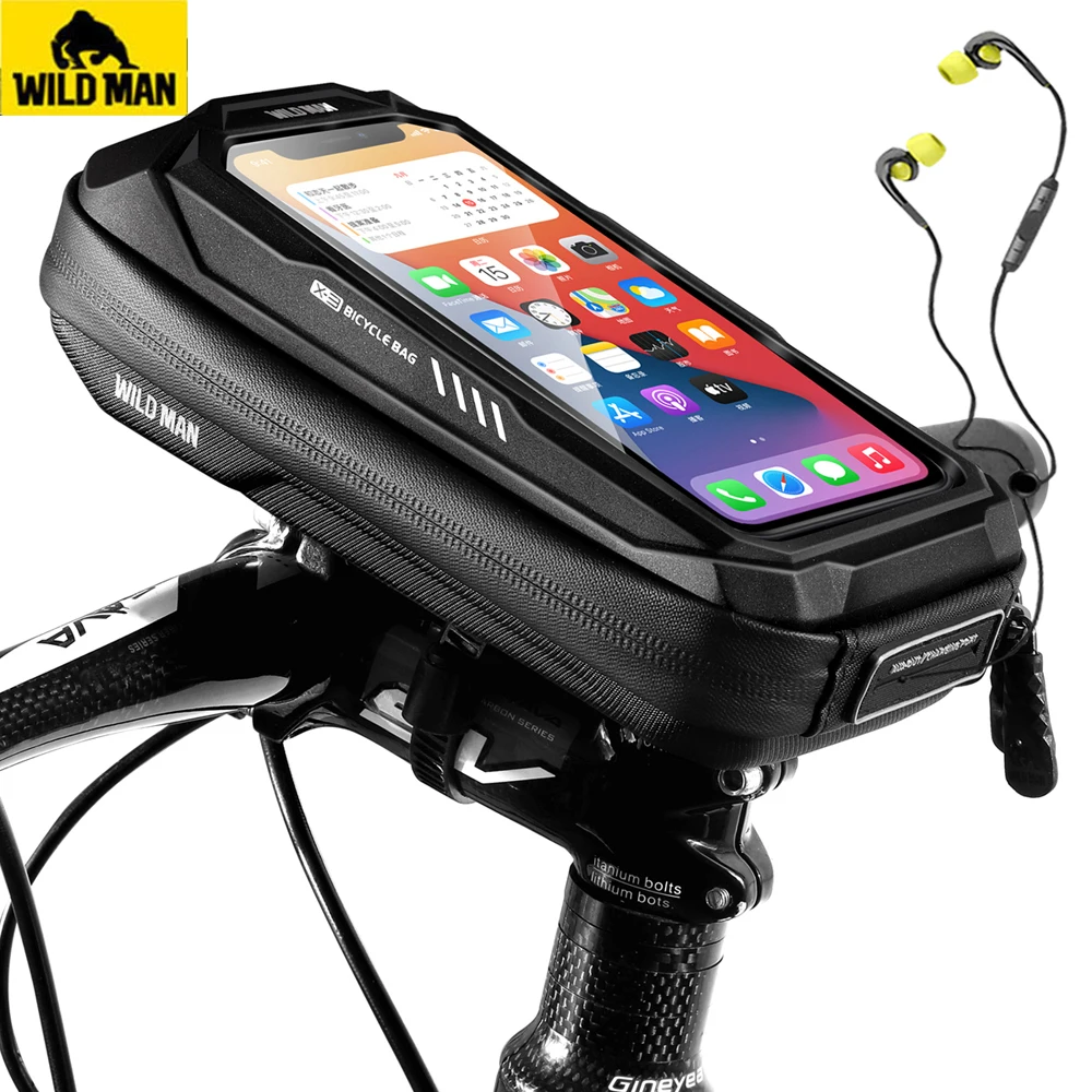 Porta Celular Bicicleta Mtb Impermeable Carcasa Dura Wildman