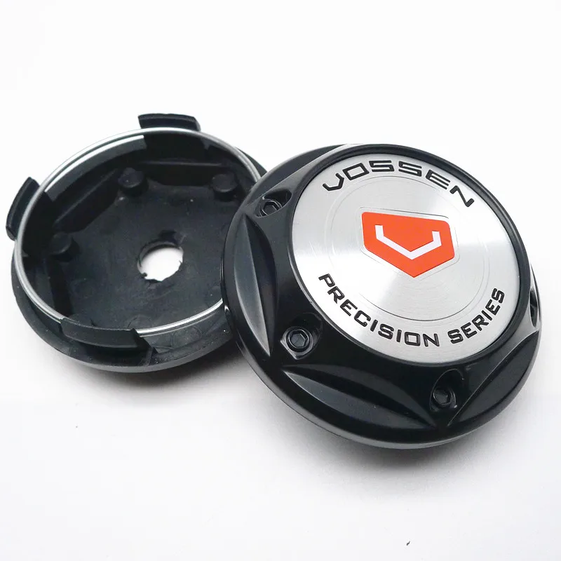 Car Wheel Hub Covers 4pcs 68mm 62mm For Vossen Wheel Hub Center Cap Car Rims Replace Dust-proof