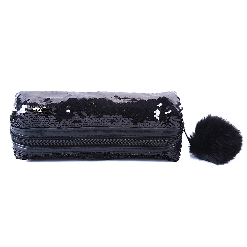 Bright black gold Новое поступление, летняя многофункциональная сумочка-косметичка, Красочные Модные женские косметички на молнии, инструменты для макияжа - Цвет: Bright black gold
