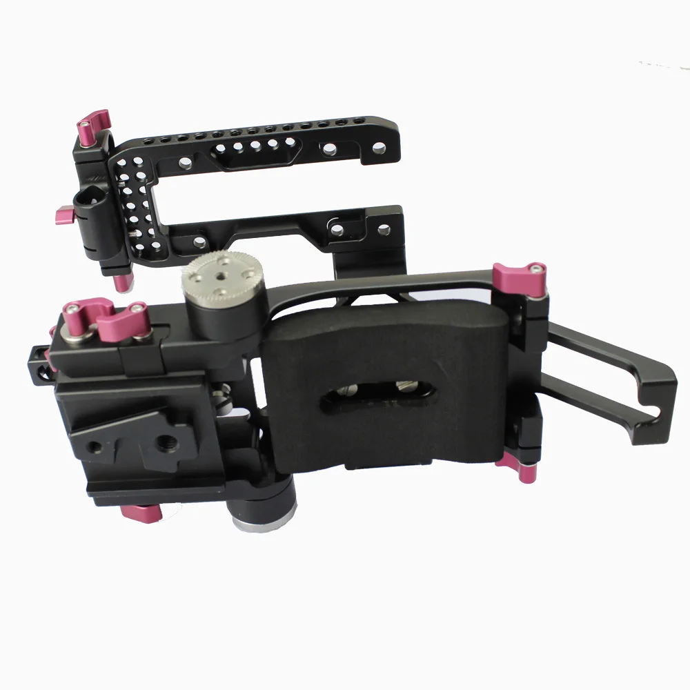HONTOO 15 мм Baseplate камера установка клеть для SONY FS7 комплект FS7 Поддержка кронштейн клетка