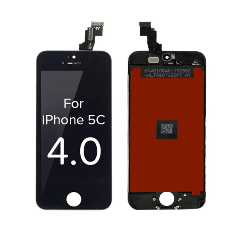 For iPhone 5C Black AAA++ экран Замена для iPhone 6 6S 7 8 Plus ЖК-дисплей с 3D кодирующий преобразователь сенсорного экрана в сборе для iPhone 5 5C 5S lcd - Цвет: For iPhone 5C Black