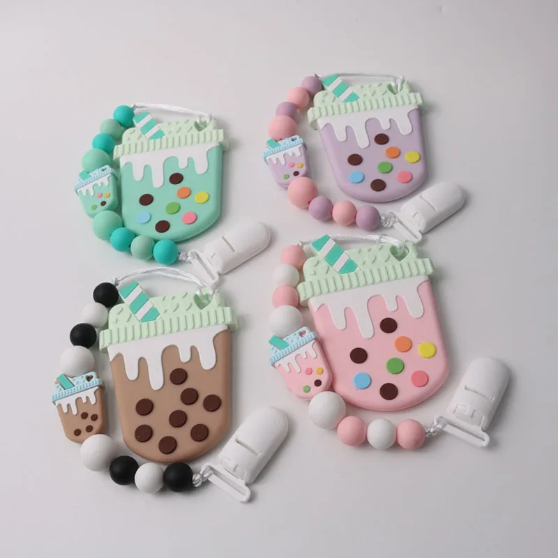 Chip Dale 2pcs/set Baby Pacifier Chain Silicone Teething Chain Baby Milk Tea Teether Soother Holder BPA Free Baby Teether Chip Dale 2pcs/set Baby Pacifier Chain Silicone Teething Chain Baby Milk Tea Teether Soother Holder BPA Free Baby Teether