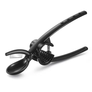 

Solid Convenient Opener Tool Simple Shell Remover Plier For Walnut/Chestnut Durable Black Stainless Steel