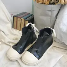 Высокие женские сапоги; коллекция года; сезон осень; Новая версия диких сапог; модная простая спортивная обувь на толстой подошве в британском стиле; E14-56
