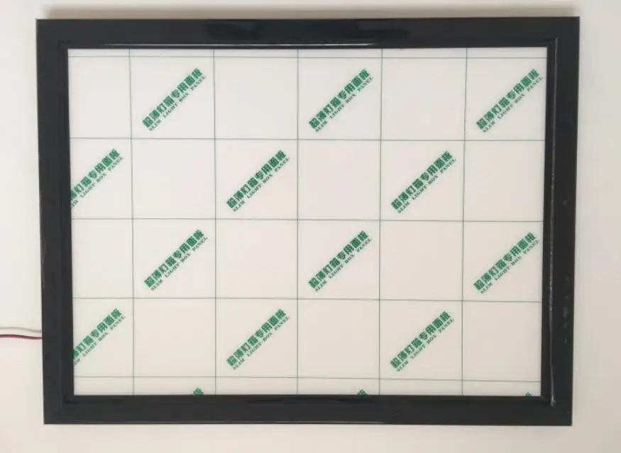 Placa de Publicidade de Alumínio Moldura na Cor Caixa de Luz Menu do Restaurante Indoor Levou Preta Display Led a1 Frete Grátis 4 led light led