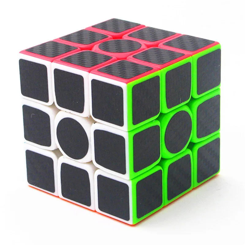 Zcube набор из углеродного волокна черного рыцаря 2x2x2 3x3x3 Пирамида Megaminx Skew волшебный куб ультра-Гладкий скоростной куб головоломка костюм игрушки подарок