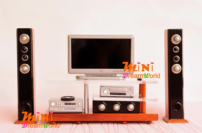[1/12 Dollhouse Mini Furniture Accessories Model] Modern Model Sound Set