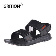 GRITION/мужские пляжные сандалии; легкие летние туфли; Мягкие прогулочные Повседневные Дышащие сандалии; быстросохнущие спортивные сандалии; 46