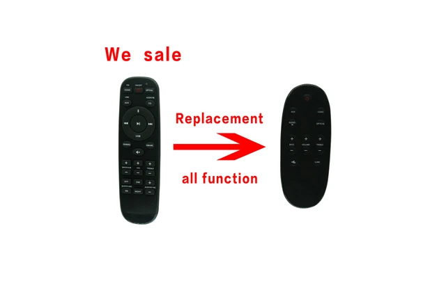 Control For Philips Htl2100 Htl2100/12 Htl2100b Htl2100c Htl2100g Htl2100s Htl2100t Htl2100w Tv Soundbar Speaker System - Remote Control -