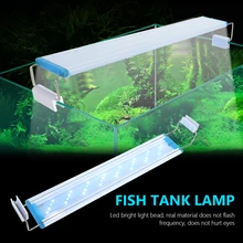 Acquario LED Light Super Slim Fish Tank pianta acquatica coltiva l'illuminazione lampada luminosa impermeabile LED blu 18-70cm per piante 90-260V
