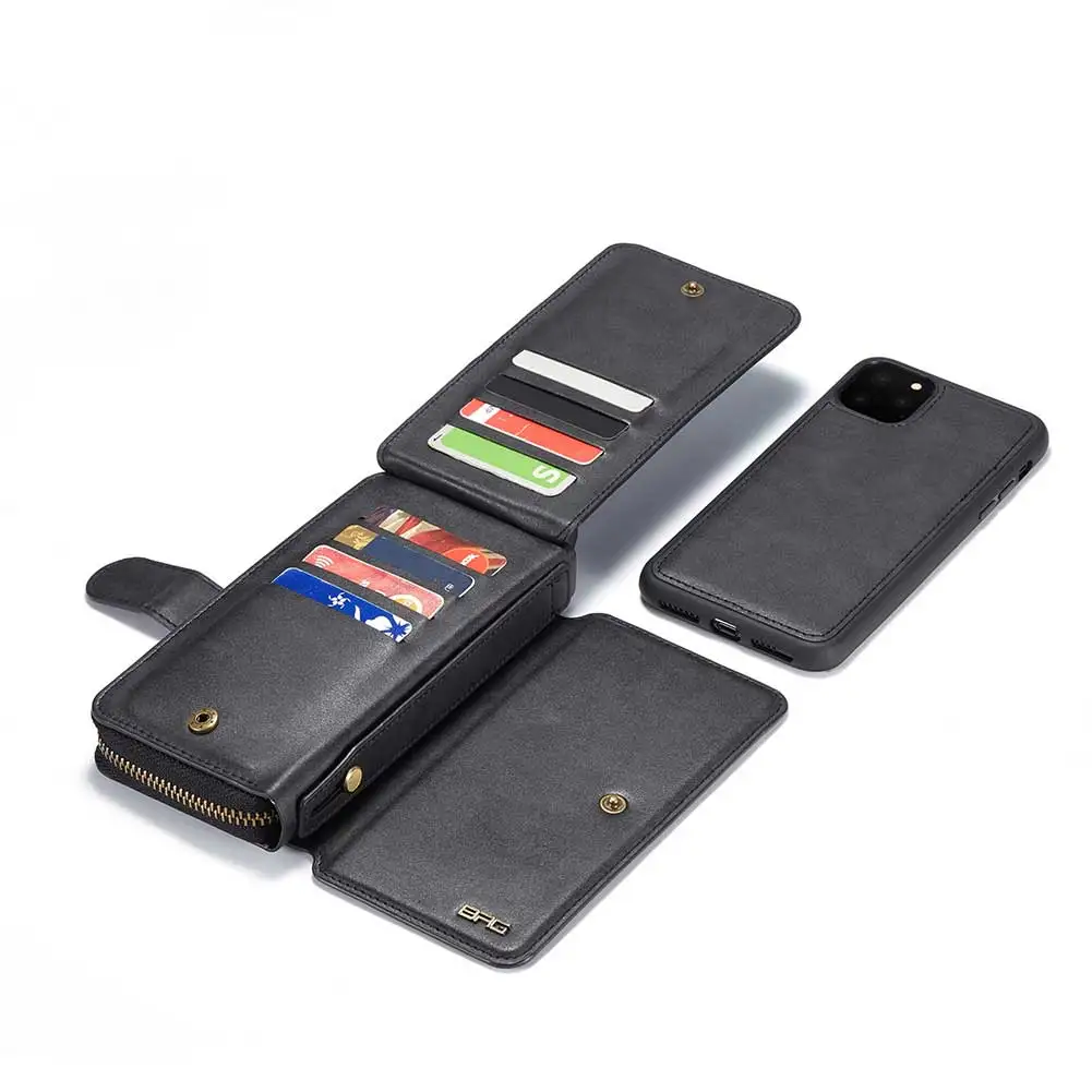 Кожаный флип-чехол для телефона iPhone 11 PRO 5,8 iPhone 11 6,1 iPhone 11 Pro MAX 6,5 Чехол Многофункциональный кошелек чехол для телефона