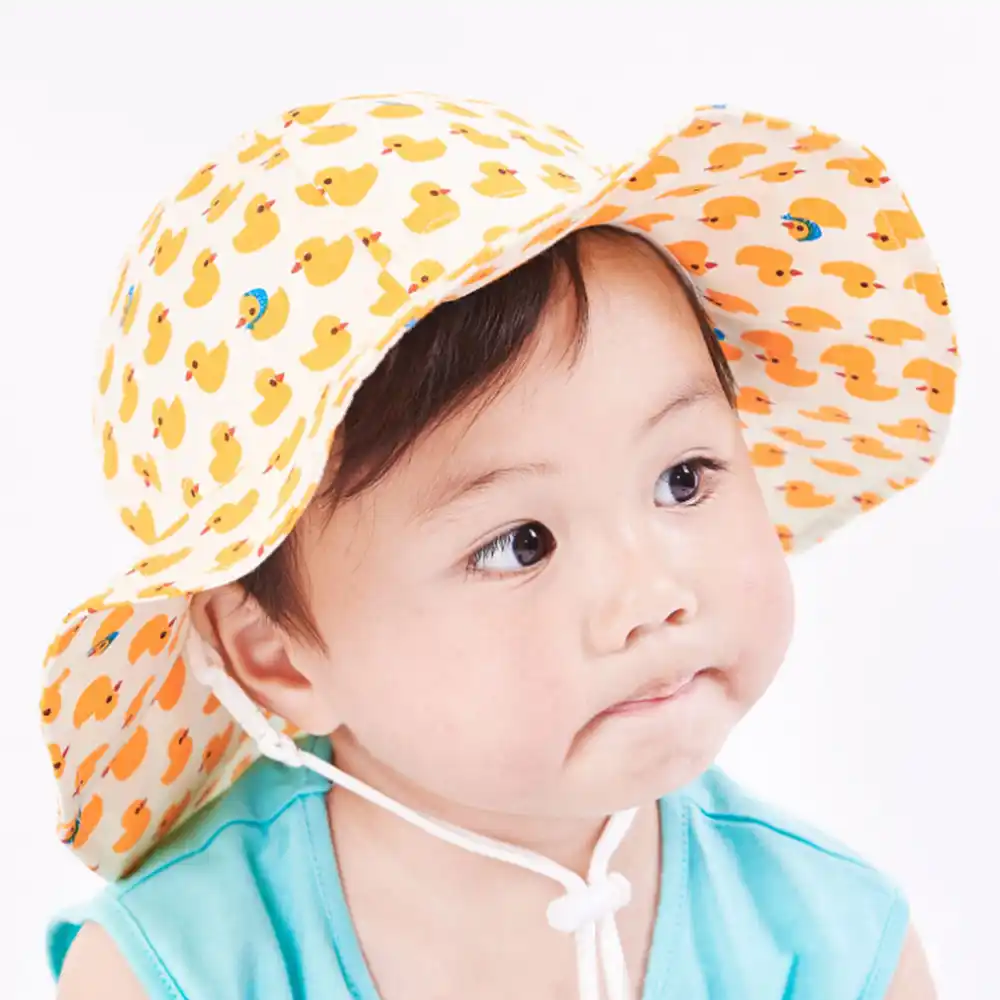 newborn sun hat girl