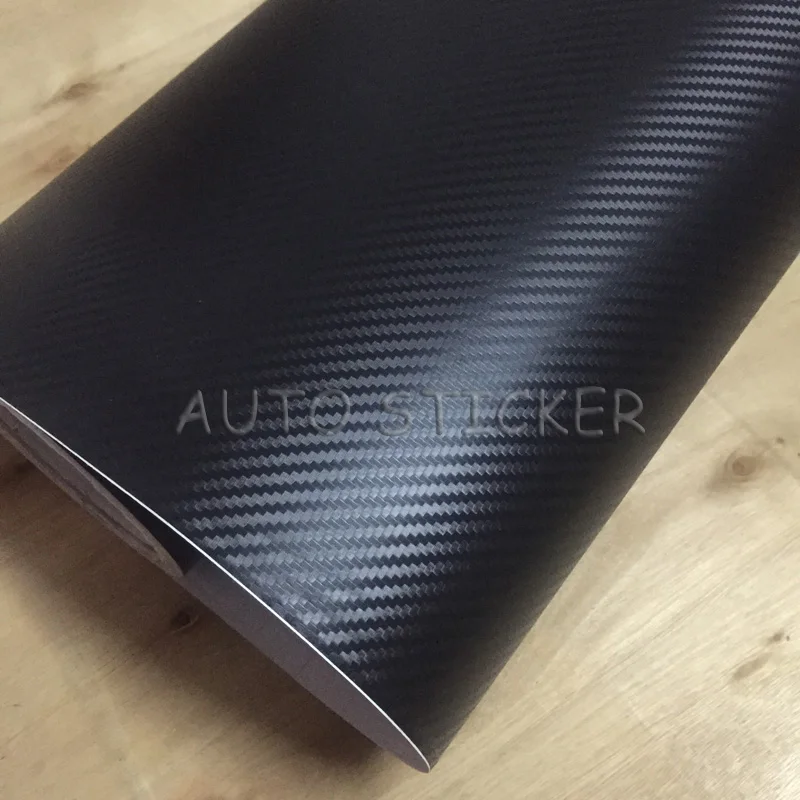 3d Black carbonfiber car wraps 12