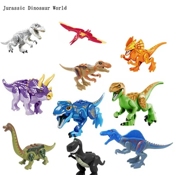 

Creator Jurassic Dinosaur World Park Animal Figure T-Rex Dinosaur Carnotaurus Tyrannosaurs Kid Toy Building Blocks Creator Model