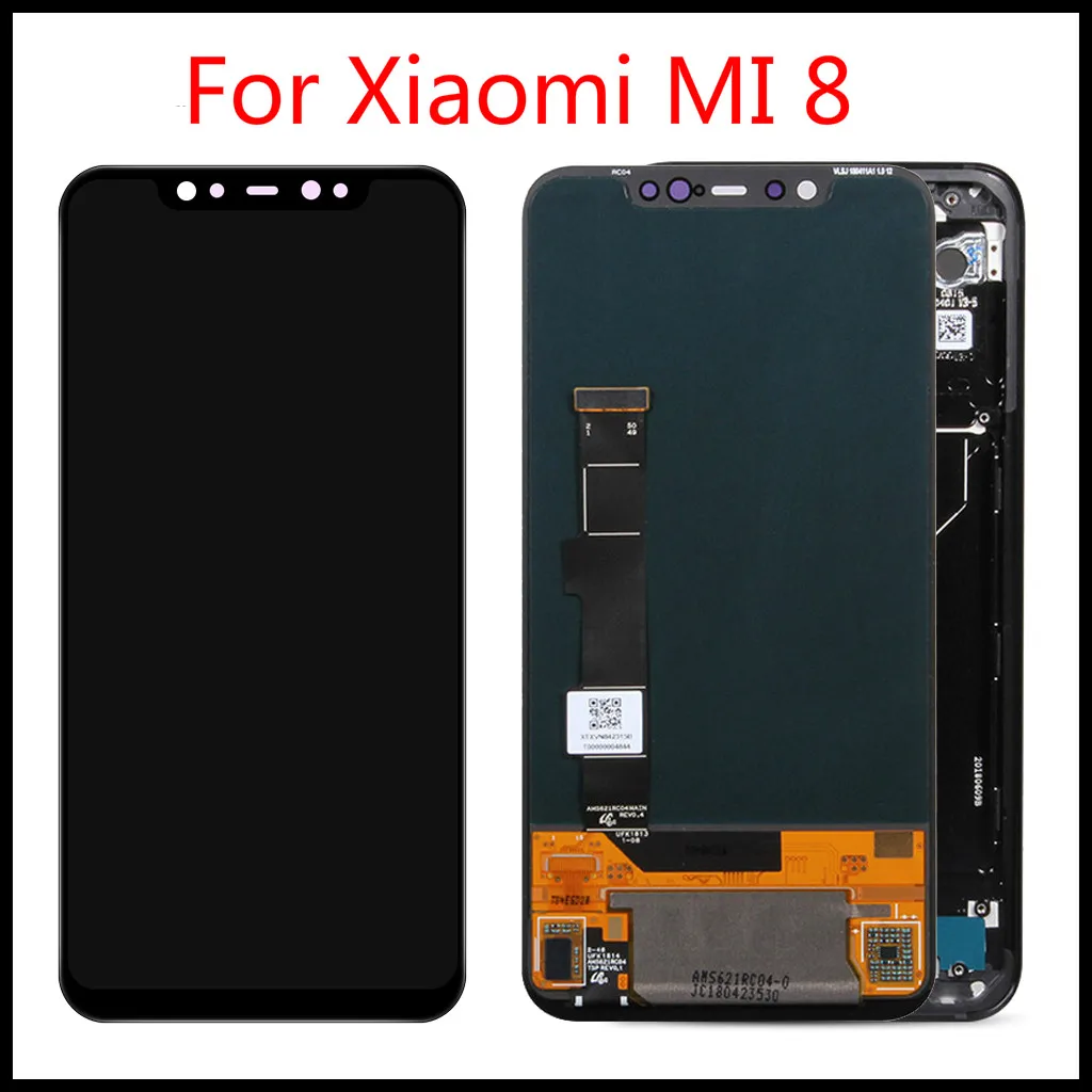 

Brand new For Xiaomi MI 8 Display LCD Touch Screen Digitizer Assembly Replacement Parts For Xiaomi Mi8 LCD Display