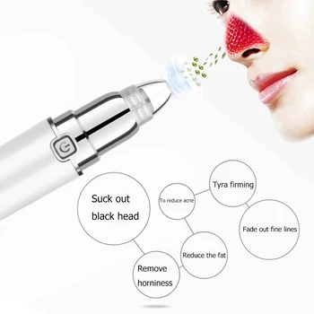 

Face Blackhead Remover Cleaner Skin Pore Acne Electric Vacuum Suction Extractor Facial Massage Skin Care Tools