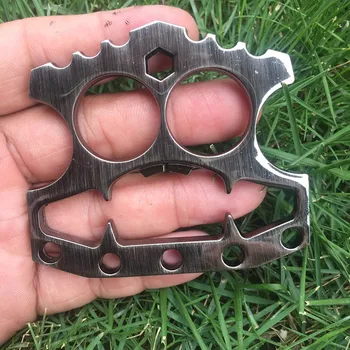 

Stainless Steel Bottle Opener Double Finger Tools Multifunction Stainless Keychain Men EDC Self Defense kitchen Bar Tool Glove