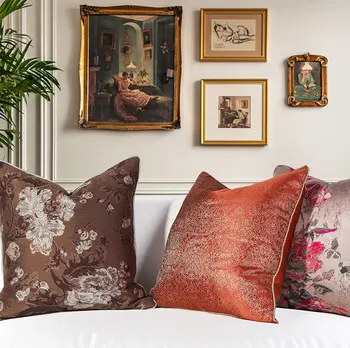 

European american pastoral flower bird decorative throw pillow/almofadas case 30x50 45 40x60 50,cushion cover home decorating