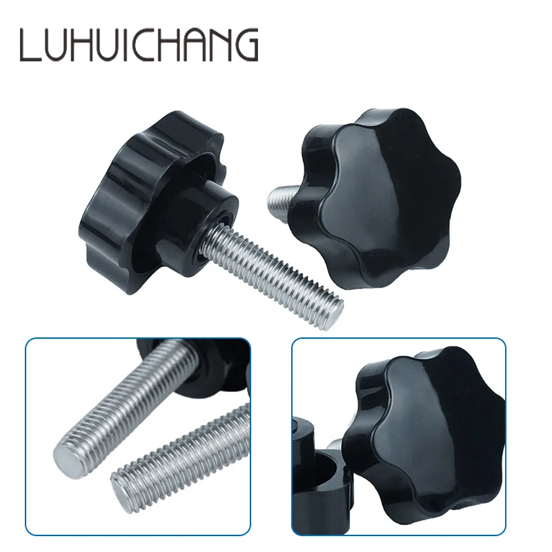 Luhuichang M8 M10 48 # резьба сменная звезда Ручная ручка бакелитовый ручной затягивающий винт фоточерная головка