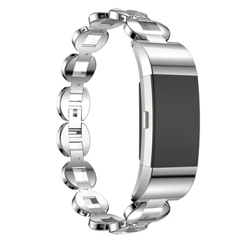 

Replacement Metal Bracelet Adjustable Watch Band Strap for FitbitCharge 2 PUO88