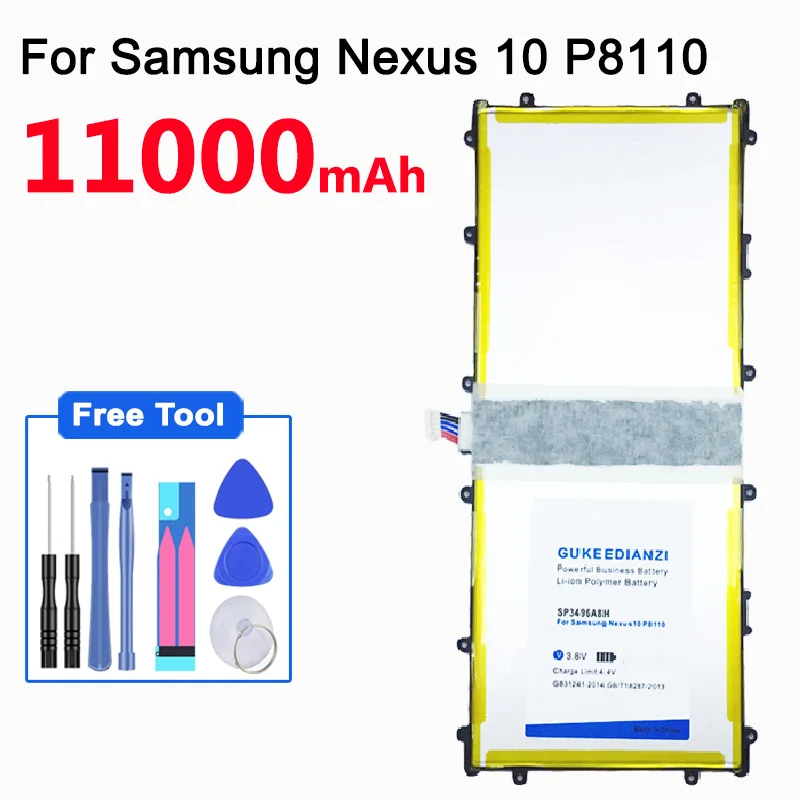 Аккумулятор GUKEEDIANZI SP3496A8H для Samsung Google Nexus 10 GT-P8110 HA32ARB подлинный планшета 11000 мАч