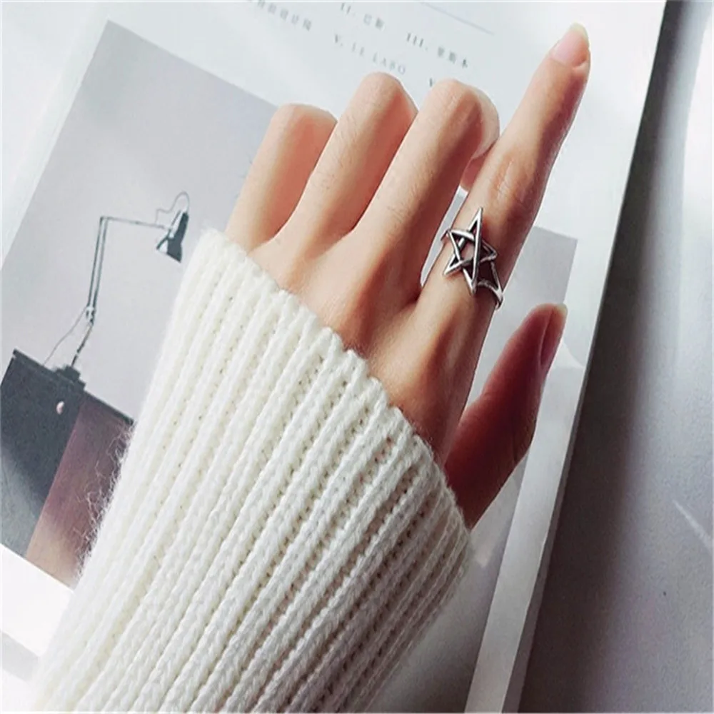 Женское Винтажное кольцо в стиле панк FFLACELL тайское серебристого цвета со