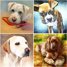 

5D DIY Diamond Painting Animals Full Square Round Resin New Arrival Dog Diamond Embroidery Animal Cross Stitch Wall Decorations